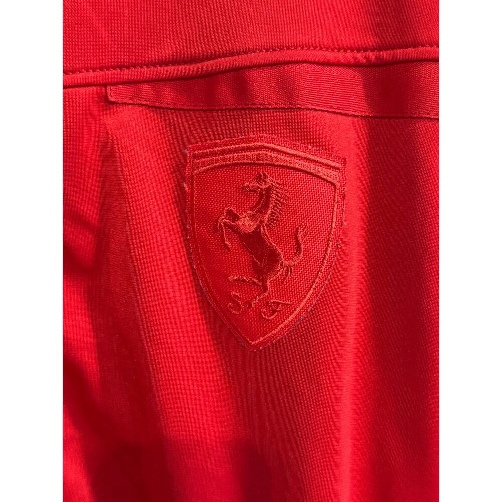 Puma x Scuderia Ferrari Men's Red Full-Zip Track Jacket - Size XXL - Picture 4 of 7